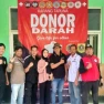 Kolaborasi Komunitas JALUR dan Karang Taruna, Gelar Baksos Donor Darah.