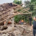Satu Rumah Rusak Akibat Angin Putih Beliung Di Desa Sukamaju Jonggol, Kades Berikan Bantuan Matrial