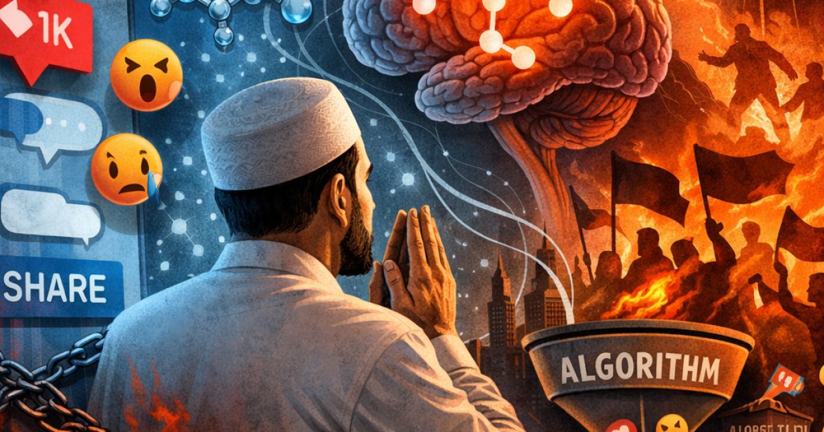 Ketika Iman Diuji Algoritma: Dopamin, Media Sosial, dan Politik Emosi di Era Digital