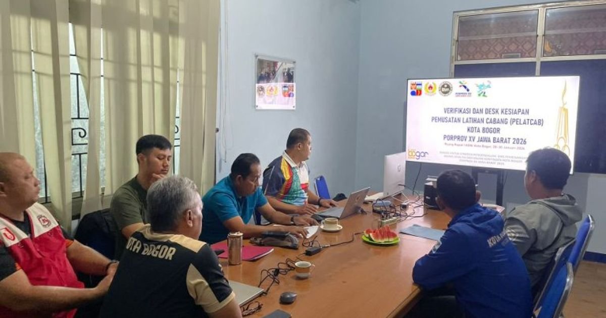 Kejar Target 100 Emas, KONI Kota Bogor Verifikasi 54 Cabor Jelang Porprov Jabar 2026