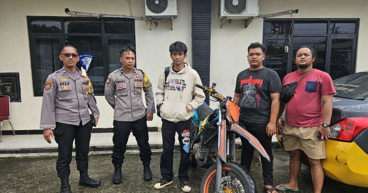 Polsek Gunung Putri Temukan Motor Curian Asal Jakarta Utara Berkat Pelacakan GPS