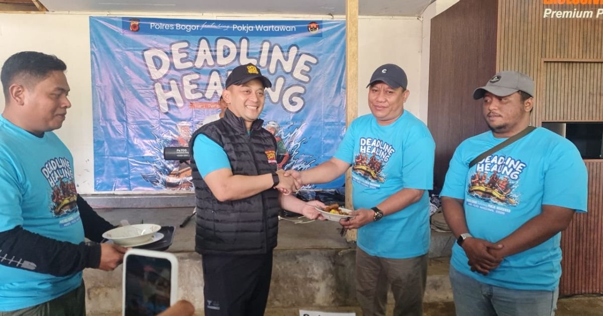 Polres Bogor dan Insan Pers Gelar Deadline Healing di Caringin Peringati HPN 2026