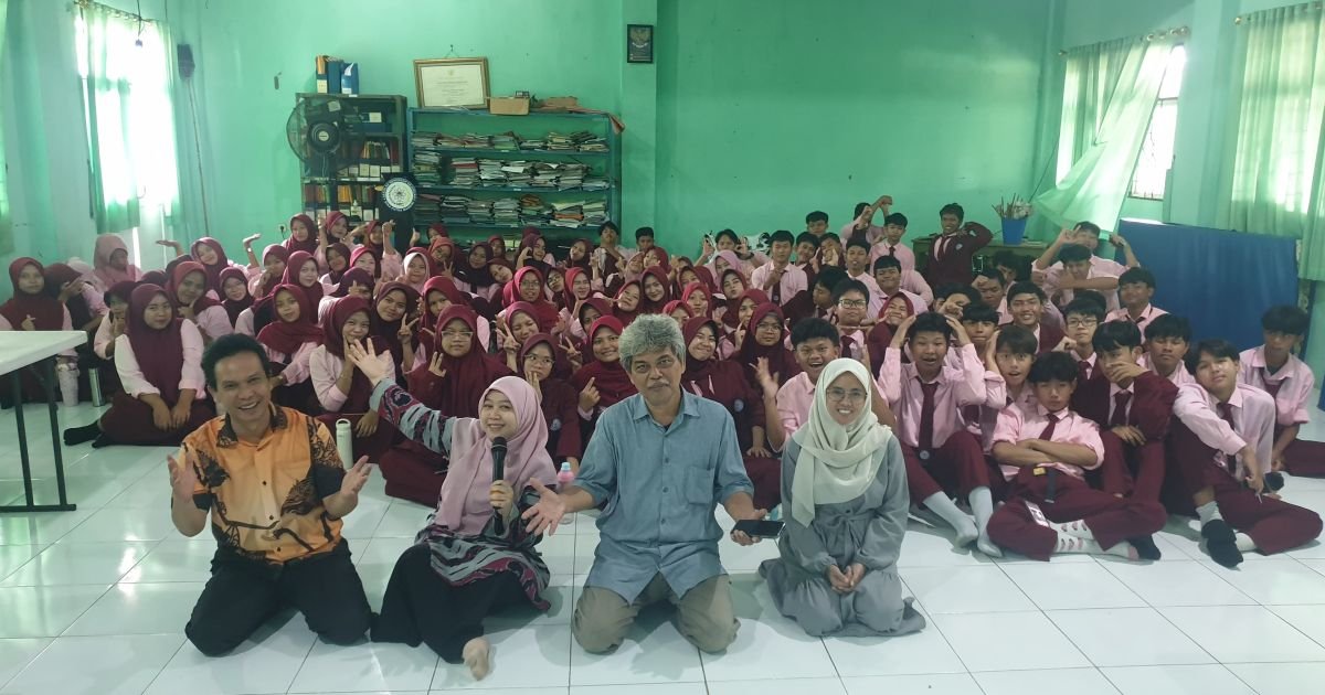 FFKB Sambangi SMK Bina Putra Mandiri, Kang Egi Dorong Sineas Muda Bogor Bangun Budaya Film Daerah