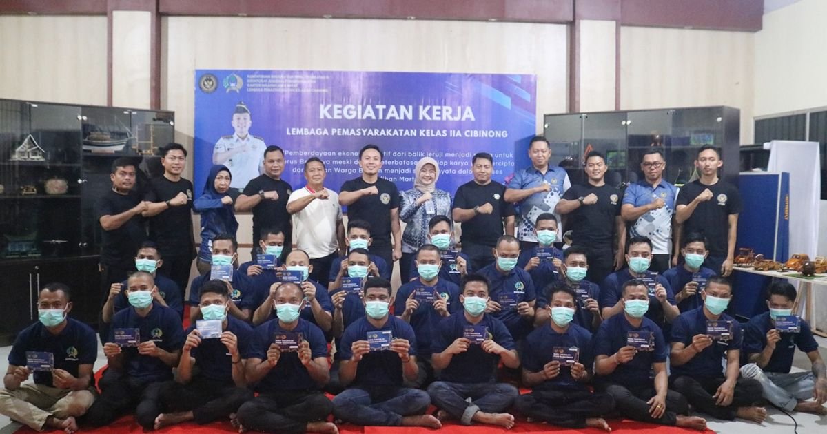 Lapas Cibinong Beri Premi Warga Binaan Produktif, Dorong Kemandirian dan Pemulihan Martabat