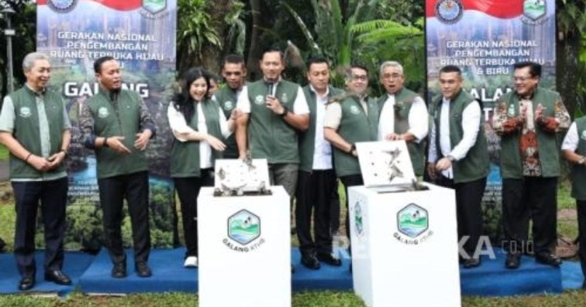 AHY Canangkan Galang RTHB, Perkuat Ruang Terbuka Hijau dan Biru Demi Kota Berkelanjutan