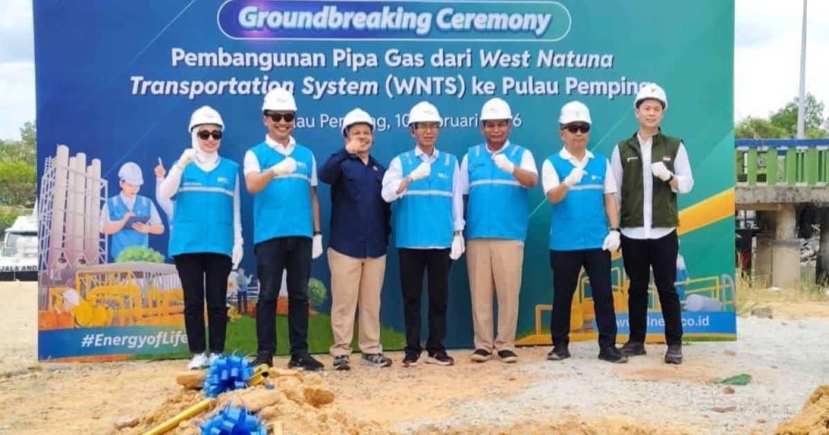Groundbreaking Pipa Gas WNTS–Pulau Pemping Resmi Dimulai, Gas Natuna Segera Kembali untuk Energi Nasional