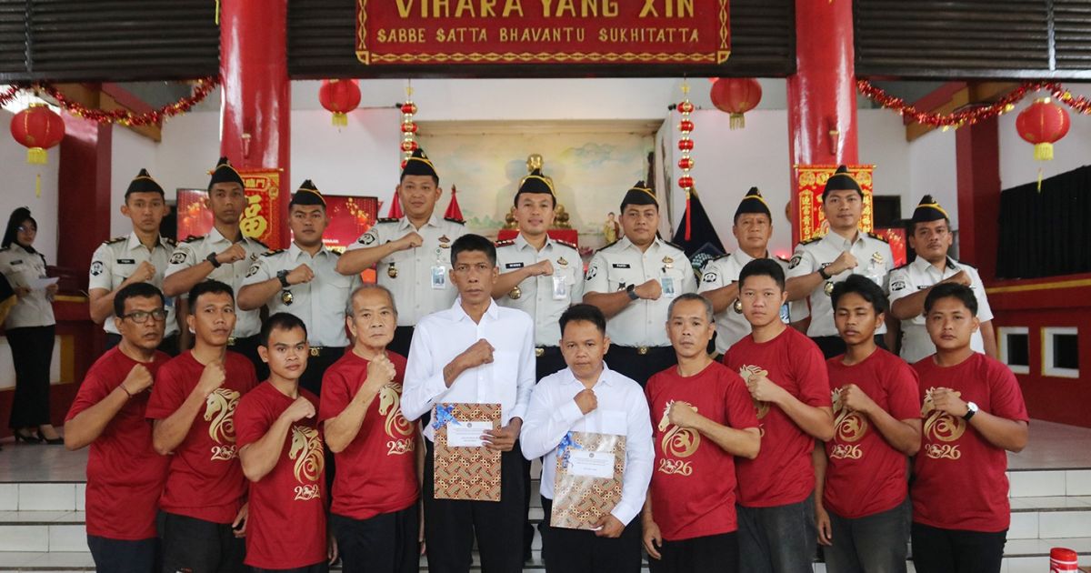 Lapas Cibinong Berikan Remisi Khusus Imlek 2026 kepada Warga Binaan Beragama Konghucu