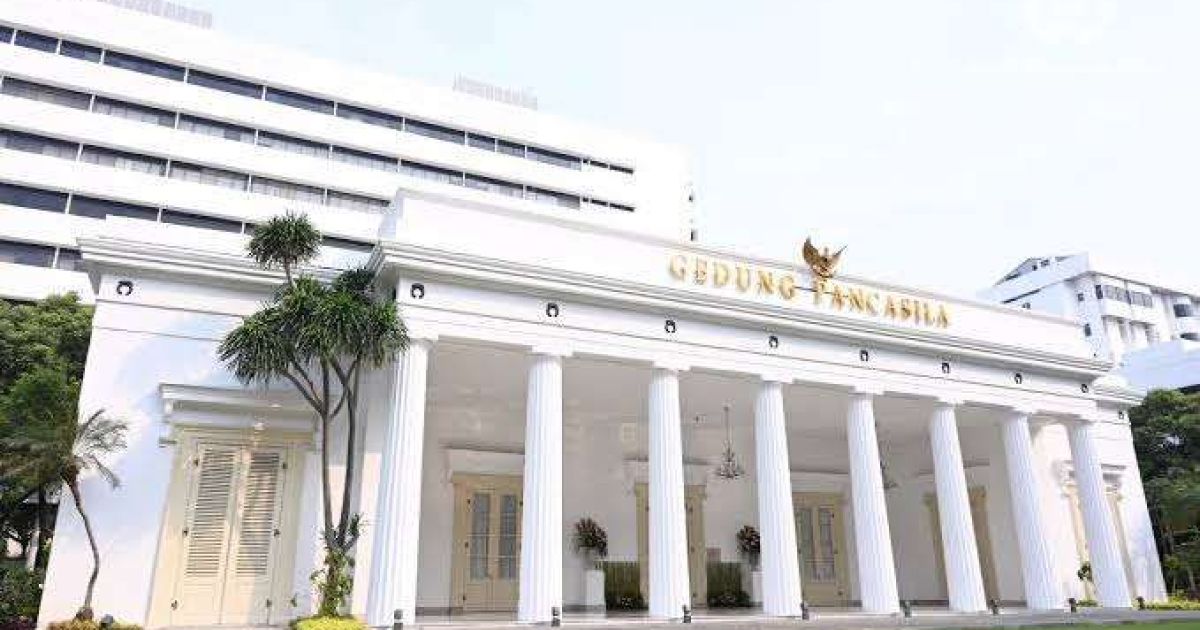 : Gedung Pancasila di kompleks Kementerian Luar Negeri RI, Jalan Taman Pejambon Nomor 6, Jakarta Pusat. Foto: Dok.Kemlu