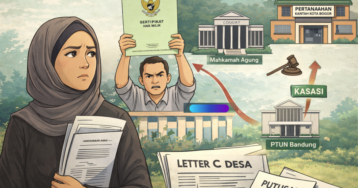 Merlina, Ahli Waris Tanah di Bogor Utara, Tempuh Kasasi ke Mahkamah Agung Usai Kalah di Tingkat Banding