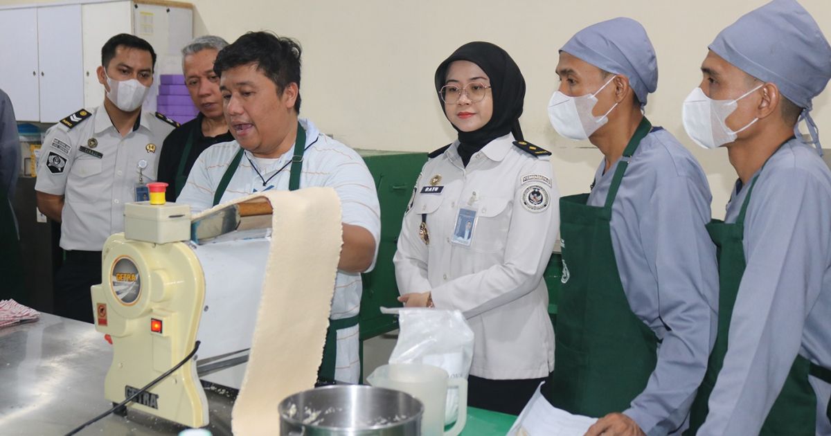 Kolaborasi Lapas Cibinong dan Kreasi Dapur Wilmar, Warga Binaan Dilatih Produksi Mie Ayam Bernilai Ekonomi
