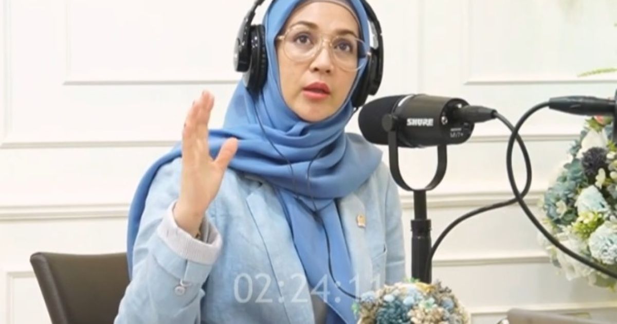 Tangkapan Layar Dina Lorenza Audria, Anggota Komisi VII DPR RI Fraksi Partai Demokrat.