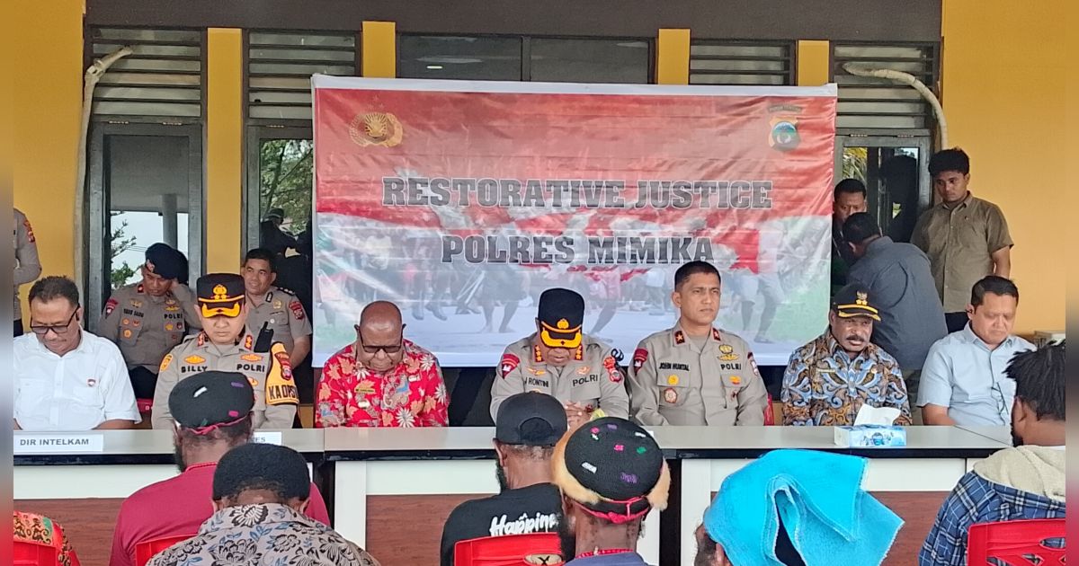 Restorative Justice di Mimika: 11 Tahanan Konflik Kwamki Narama Dibebaskan, Pemerintah Janjikan Titik Balik Perdamaian