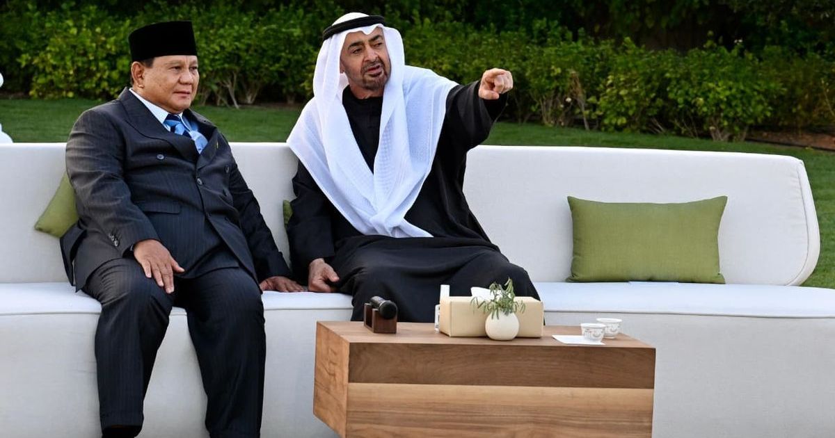Prabowo dan MBZ Sepakat Tingkatkan Investasi UEA di Indonesia, Tandai 50 Tahun Hubungan Diplomatik