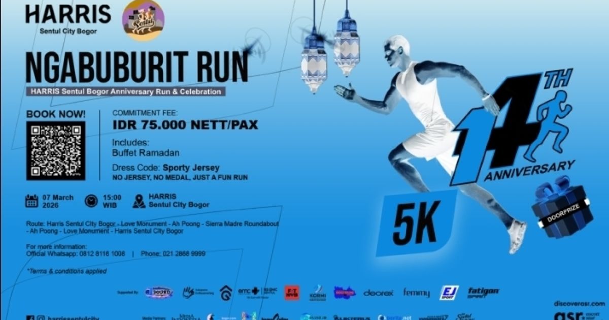 HARRIS Sentul City Bogor Gelar Ngabuburit Run 5K Spesial Anniversary ke-14