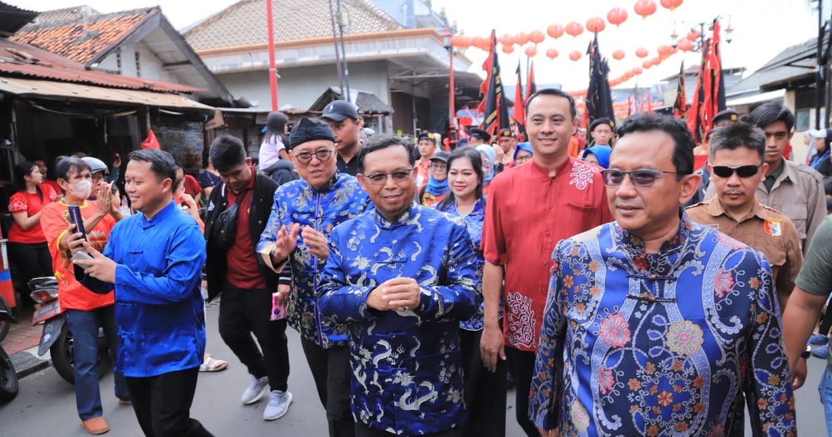 Sekretaris Jenderal Partai Demokrat sekaligus anggota DPR RI, Herman Khaeron ditemani Ketua DPD Partai Demokrat Jabar