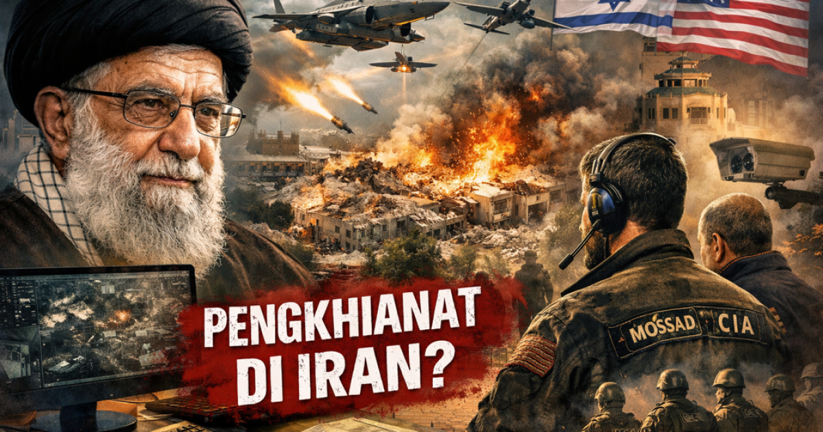 Serangan AS-Israel Tewaskan Ayatollah Ali Khamenei, Ada Pengkhianat di Balik Operasi Intelijen?
