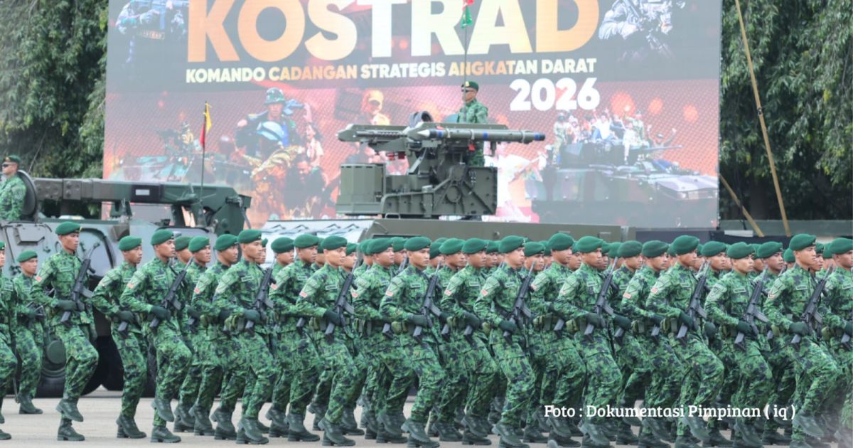 HUT ke-65 Komando Cadangan Strategis Angkatan Darat (Kostrad) Markas Divisi Infanteri 1 Kostrad