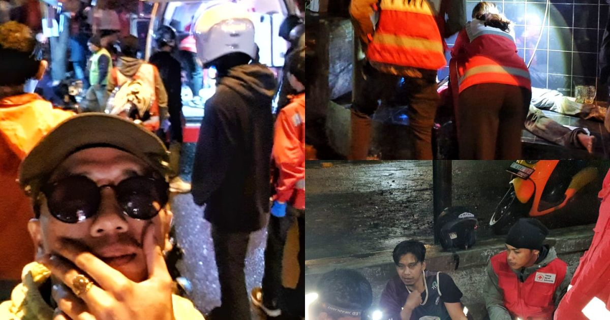 Penabrak Sempat Kabur, Kecelakaan Mobil dan Dua Motor di Pangkalan Ojek Cijambe Ujung Berung Lukai Dua Orang