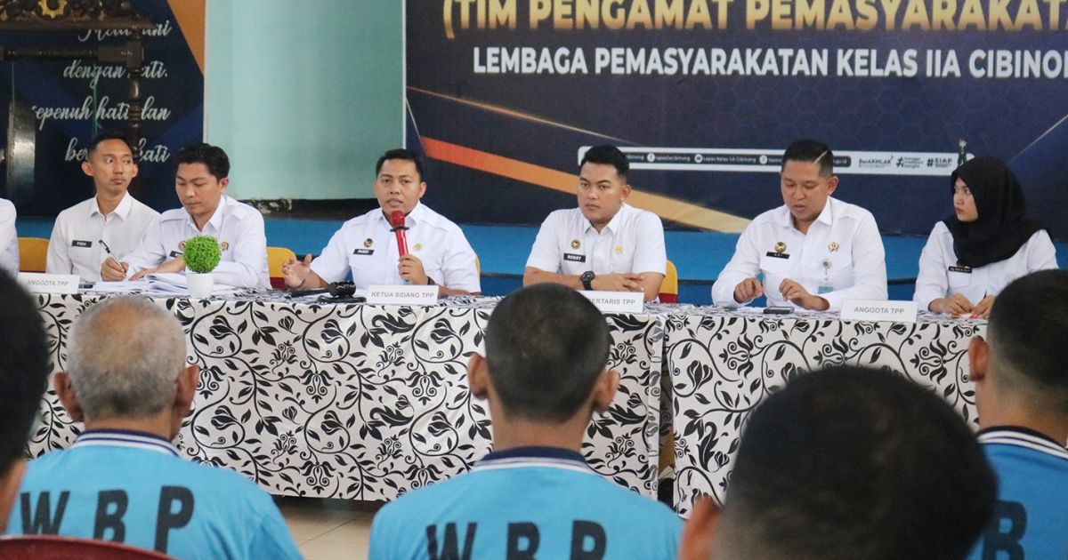 Lapas Cibinong Gelar Sidang TPP, 21 Warga Binaan Diusulkan Dapat Pembebasan Bersyarat
