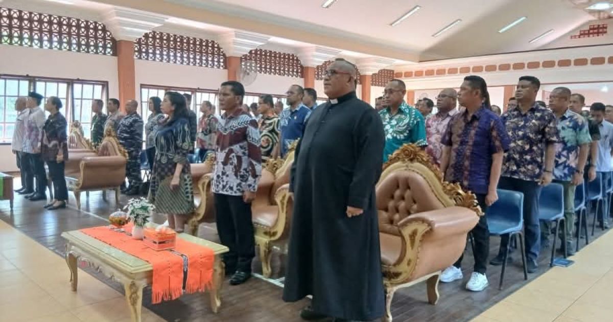 Sekda Kepualuan Tanimbar, Brampi Moriolkosu, menghadiri forum Rancangan Awal Rencana Kerja Pemerintah Daerah (Ranwal RKPD) Tahun 2027.