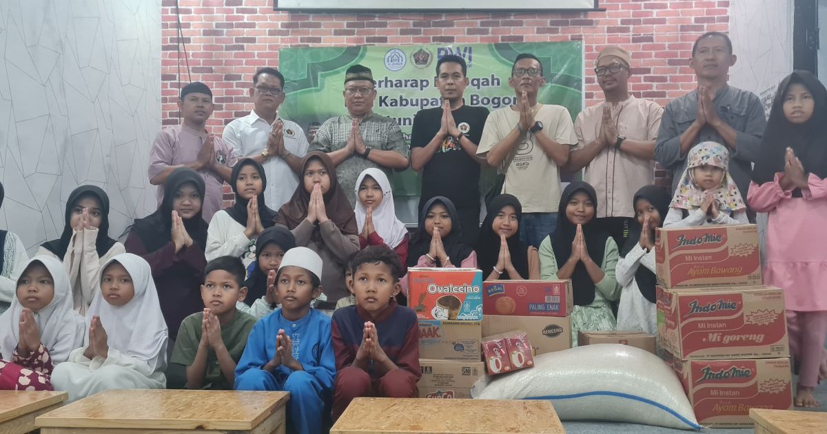 PWI Kabupaten Bogor Berbagi Kasih di Ramadan 1447 H, Santuni Yayasan Mi’raj Mulia Cibinong