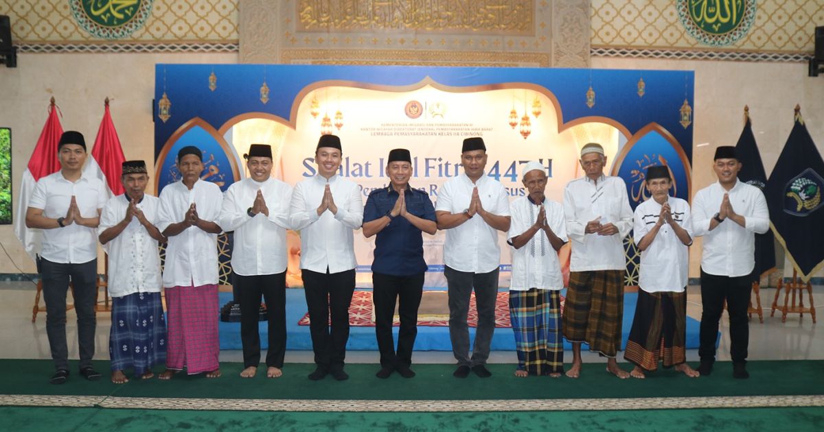 Kakanwil Ditjenpas Jabar Tinjau Lapas Cibinong, Pastikan Layanan Kunjungan Idulfitri Aman dan Tertib