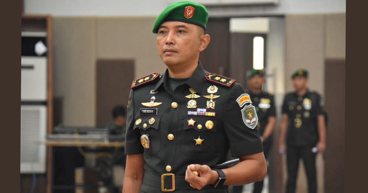 Foto: Letkol Inf Hendra Suryaningrat.