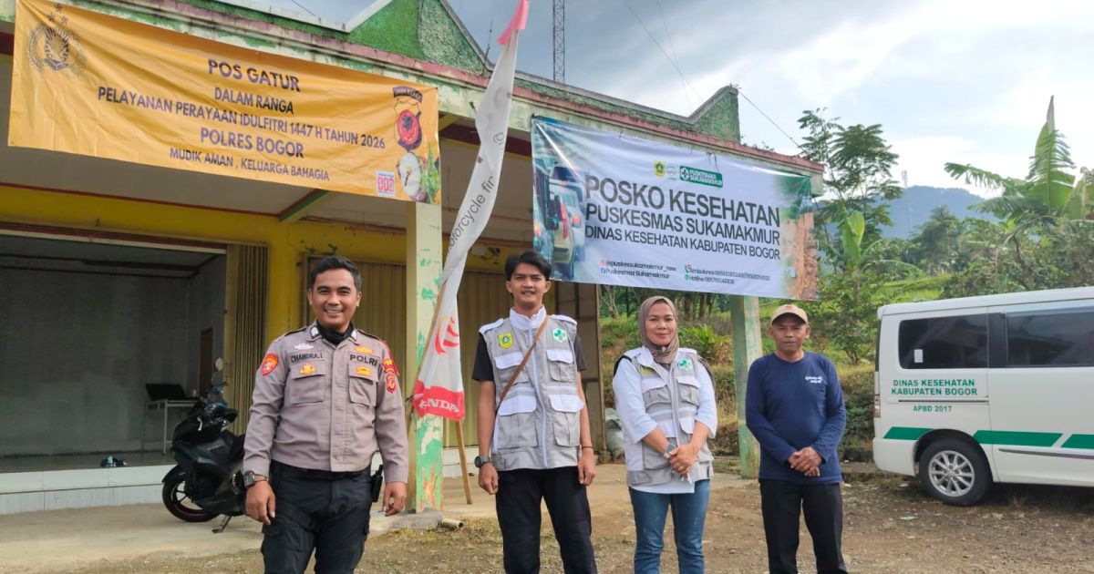 Polsek Sukamakmur Gandeng Dinas Kesehatan, Layani Pelancong Saat Libur Lebaran
