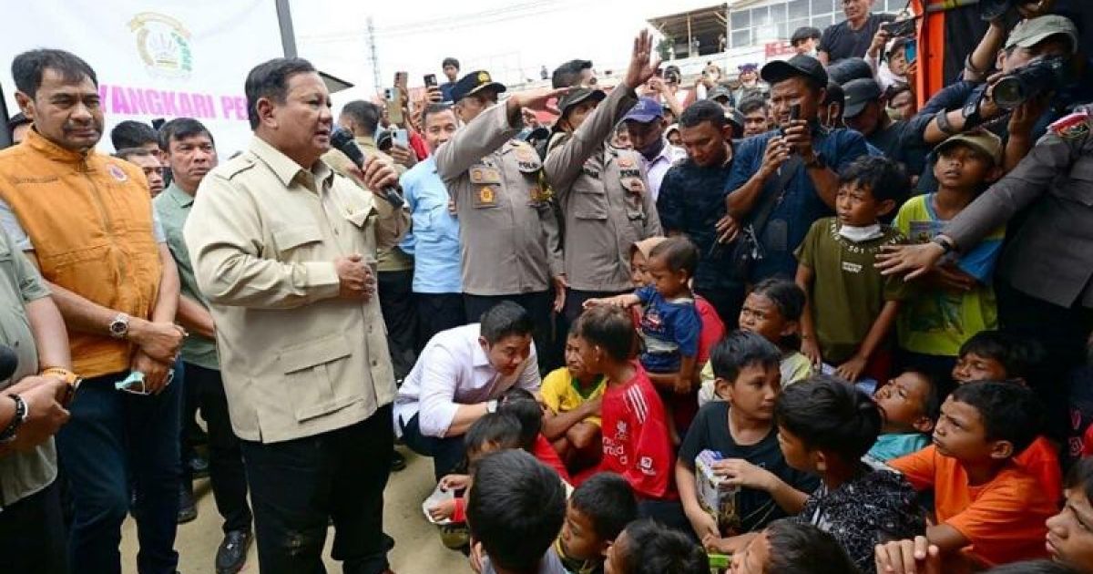 Prabowo Subianto Salat Id di Aceh Tamiang, Warga Puji Kepemimpinan dan Kepeduliannya
