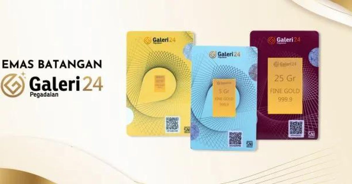 Harga Emas Pegadaian 23 Maret 2026 Stagnan, Antam Tembus Rp2,99 Juta per Gram