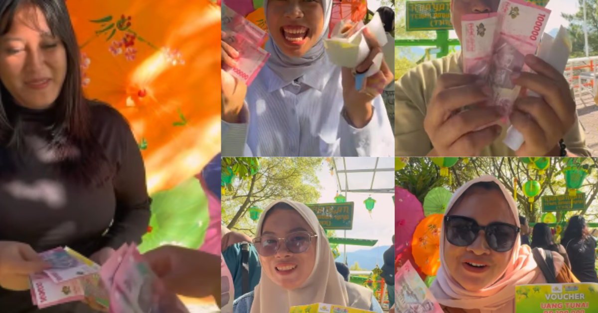 Pengunjung Villa Khayangan Puncak 2 Bogor Antusias, Dapat THR dari Event Spesial Lebaran