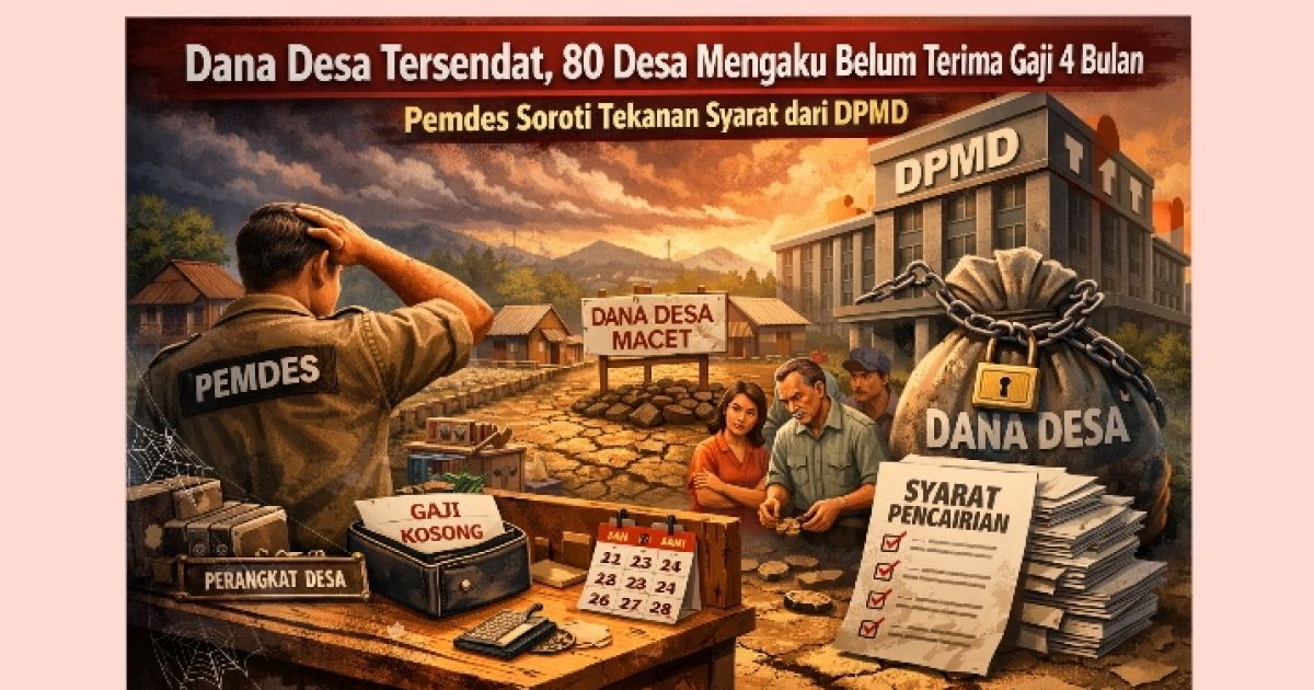 Dana Desa Tersendat, 80 Desa Mengaku Belum Terima Gaji 4 Bulan: Pemdes Soroti Tekanan Syarat dari DPMD