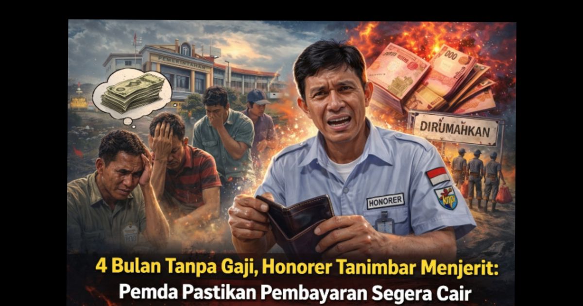 4 Bulan Tanpa Gaji, Honorer Tanimbar Menjerit: Pemda Pastikan Pembayaran Segera Cair