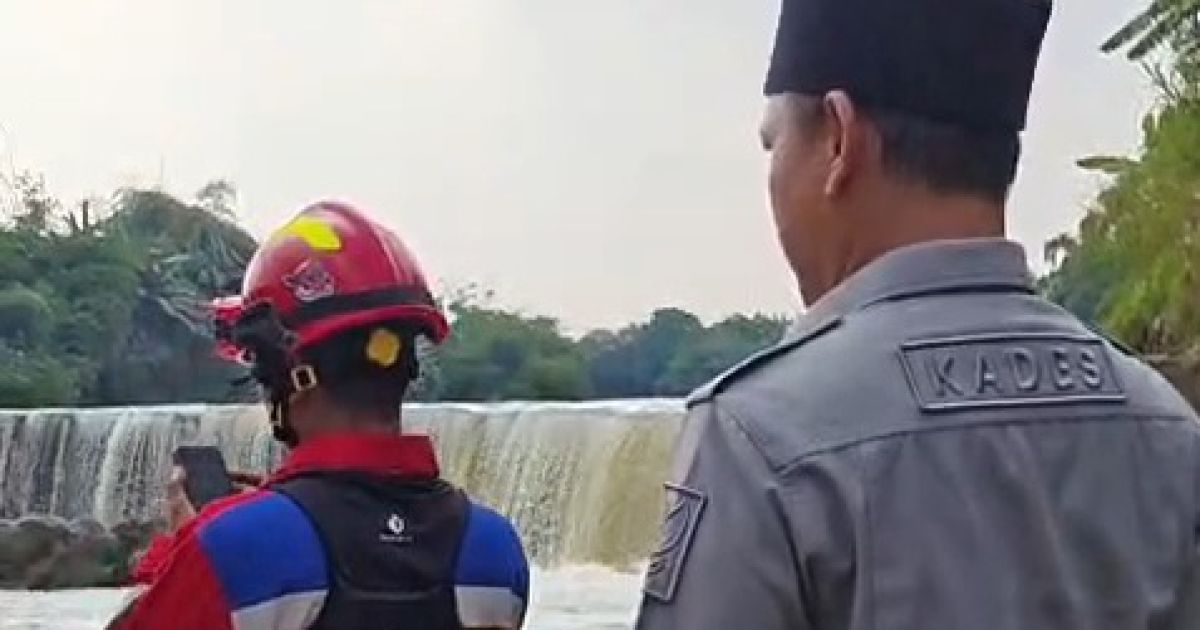 Dua Remaja Terseret Arus di Curug Parigi Ciangsana, Tim Gabungan Lakukan Pencarian