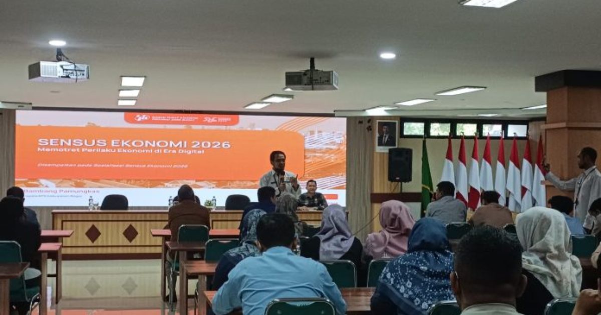 BPS Kabupaten Bogor Sosialisasikan Sensus Ekonomi 2026, Dorong Data Akurat untuk Pembangunan