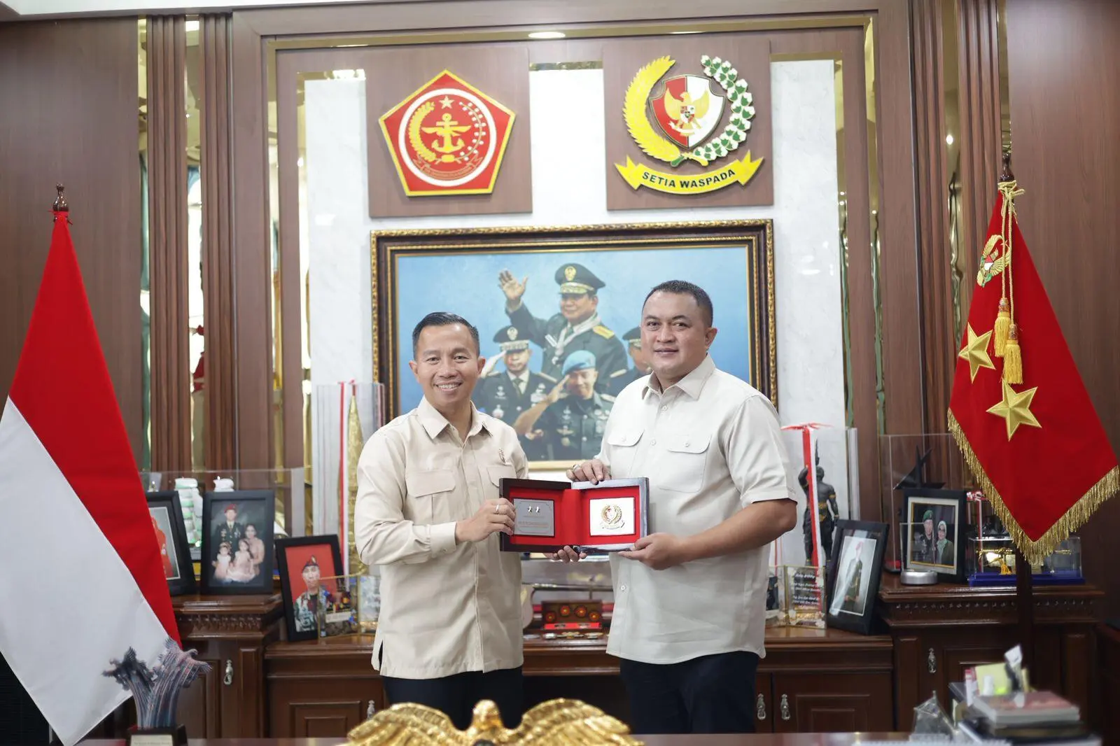 Bupati Bogor Rudy Susmanto Perkuat Sinergi Keamanan, Silaturahmi dengan Komandan Paspampres RI