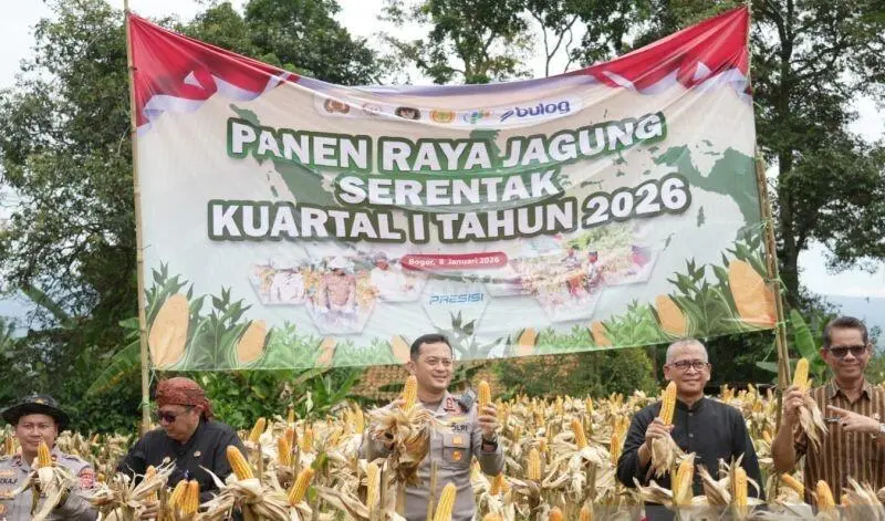 Pemkab Bogor dan Polri Perkuat Sinergi Produksi Jagung Berkelanjutan untuk Ketahanan Pangan Nasional