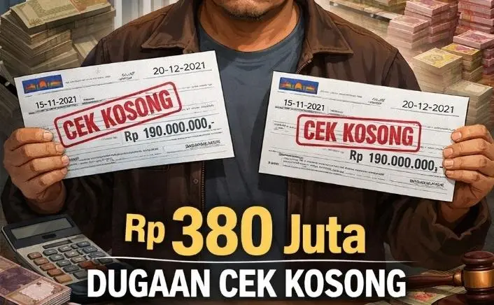 Dugaan Cek Kosong Rp380 Juta, Acang Suryana Klaim Dirugikan Owner Perusahaan.