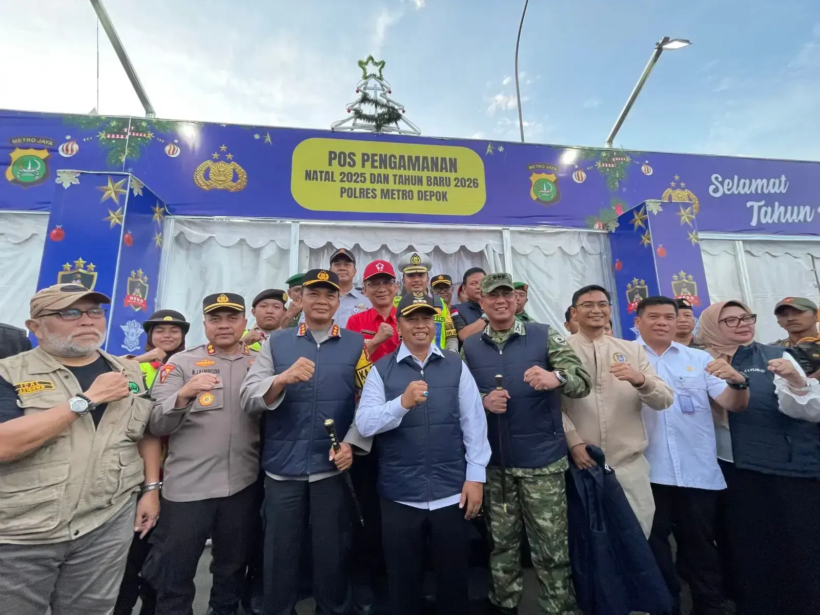 Wali Kota Depok dan Forkopimda Monitoring Perayaan Natal 2025, Pastikan Ibadah Aman dan Kondusif