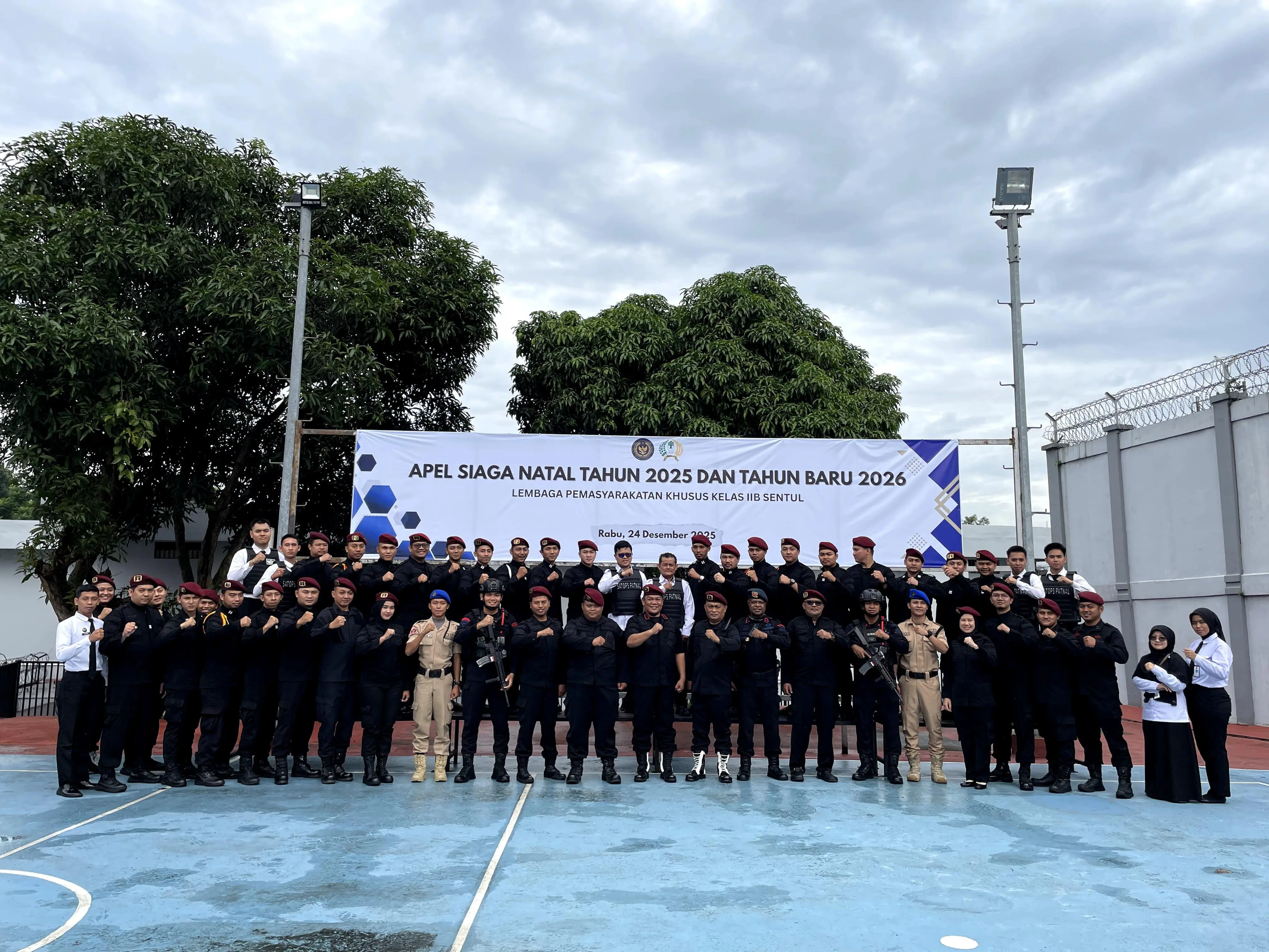 Lapas Khusus Kelas IIB Sentul Gelar Apel Siaga Nataru 2026, Perkuat Sinergi Pengamanan Lintas Instansi