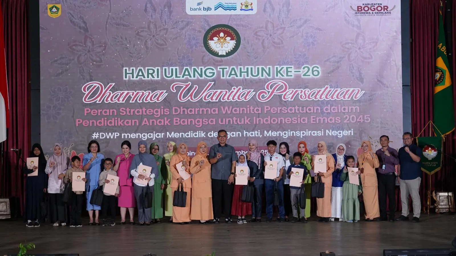 HUT ke-26 DWP Kabupaten Bogor, Perkuat Peran Strategis Pendidikan Anak Bangsa Menuju Indonesia Emas 2045