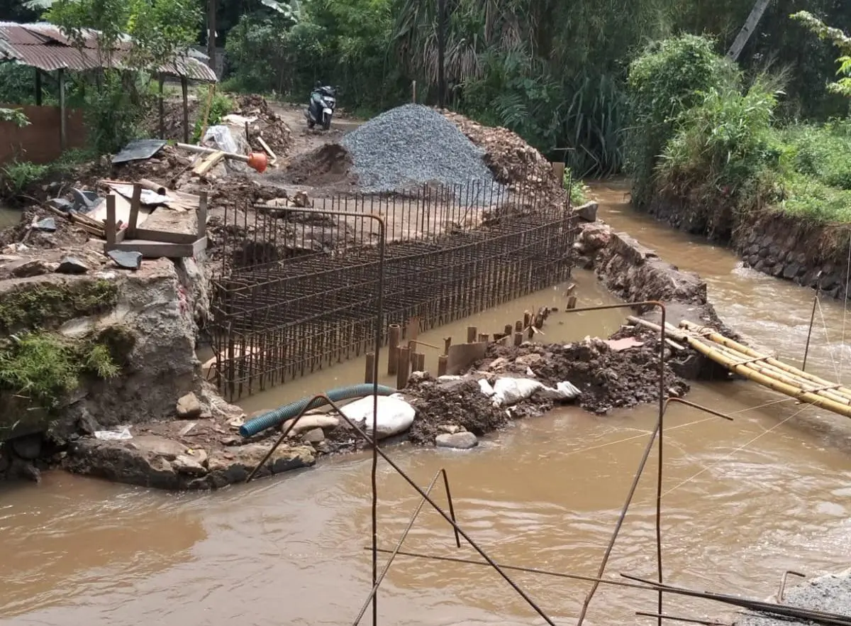 Jembatan Desa Bojong Nangka Dibangun, Solusi Akses Warga di Wilayah Kerap Banjir