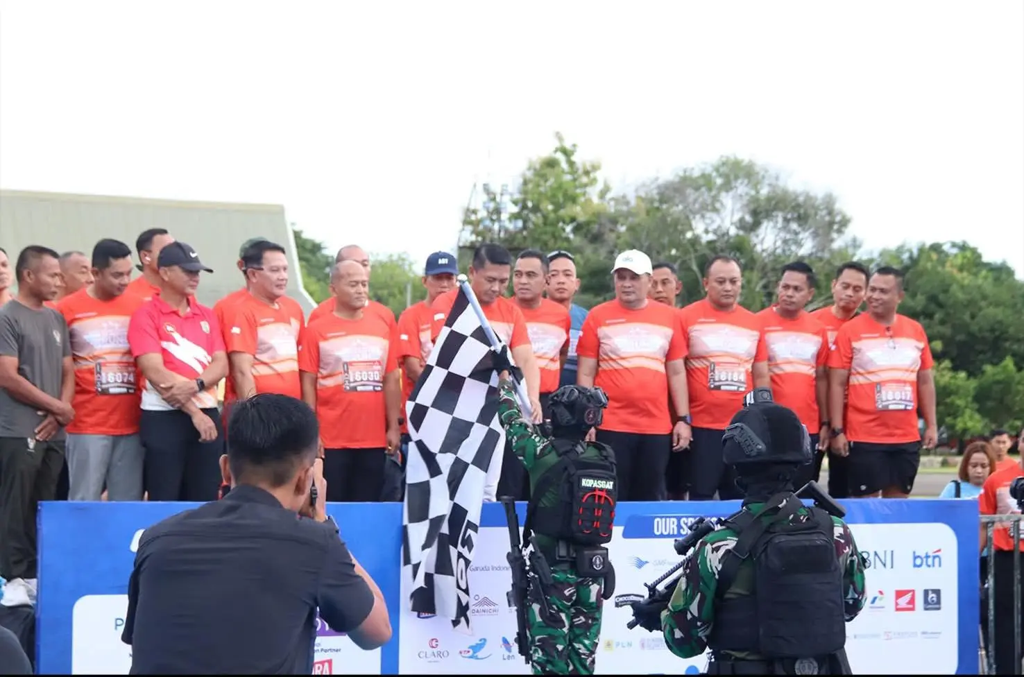 Air Force Run 2025 di Makassar, Danbrig Parako 2 Pasgat Turut Berpartisipasi