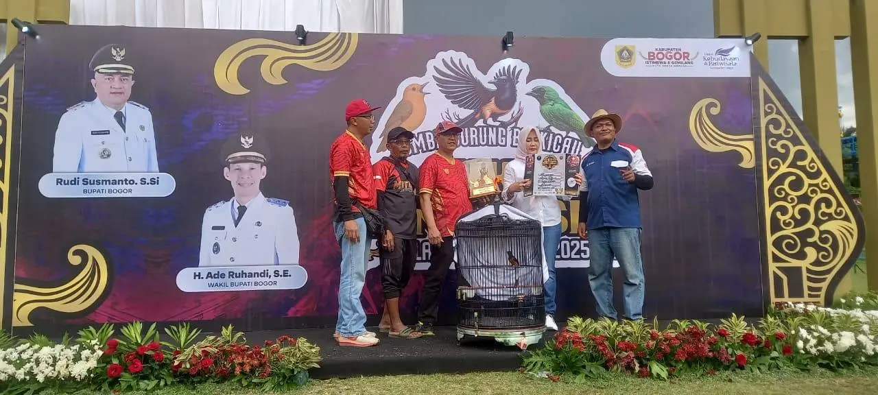 Lomba Burung Berkicau Piala Bupati Bogor 2025 Diikuti 845 Peserta, Jadi Ajang Promosi Pariwisata Daerah