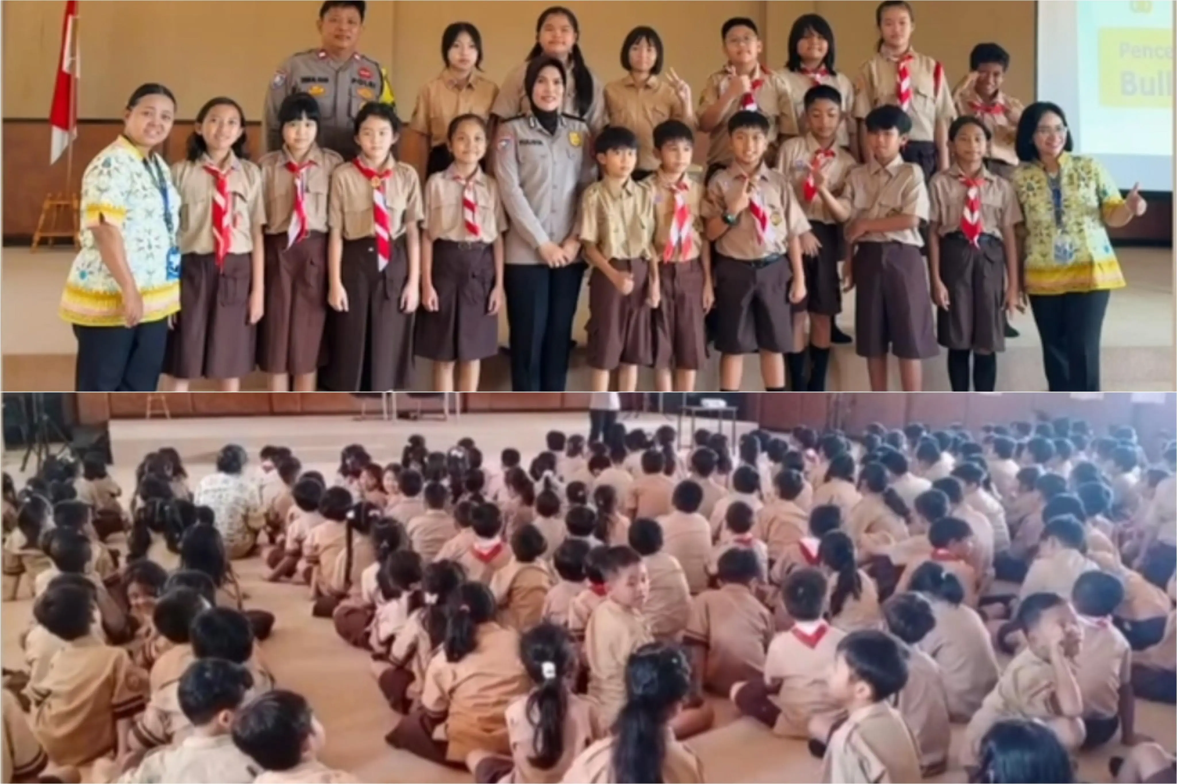 Polsek Kemang Beri Penyuluhan Pencegahan Bullying kepada Siswa SD Marsudirini di Bogor