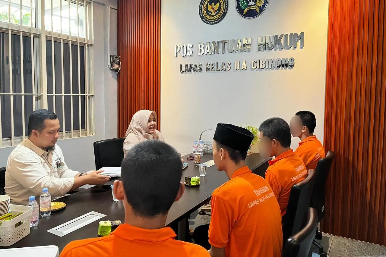 Lapas Cibinong Gandeng LBH, Berikan Bantuan Hukum Gratis bagi Tahanan