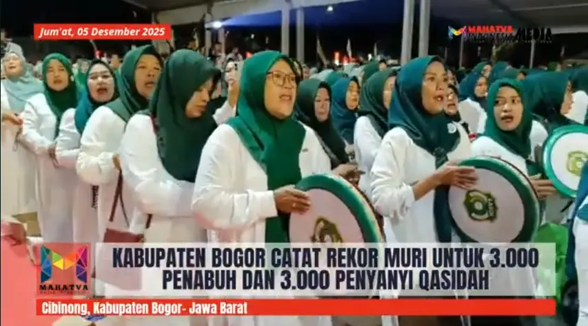 Qasidah Terbesar di Indonesia! Kabupaten Bogor Cetak Rekor MURI di LASKI Fest 2025!