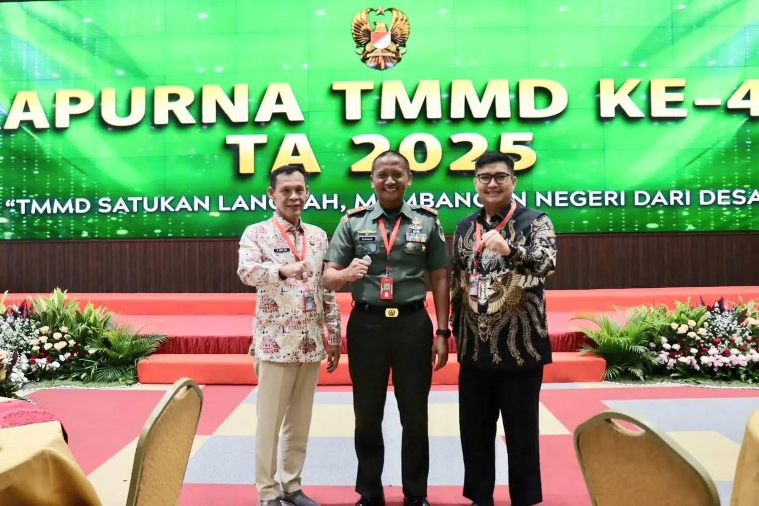 Hadiri Rapat Paripurna TMMD ke-46, Wakil Bupati Bogor Dorong Penguatan Sinergi Pembangunan dengan TNI