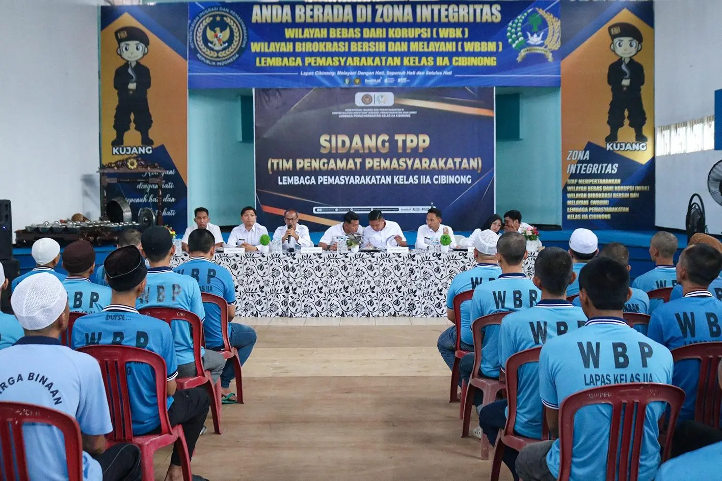 Lapas Cibinong Gelar Sidang TPP, 67 Warga Binaan Dievaluasi untuk Hak Integrasi