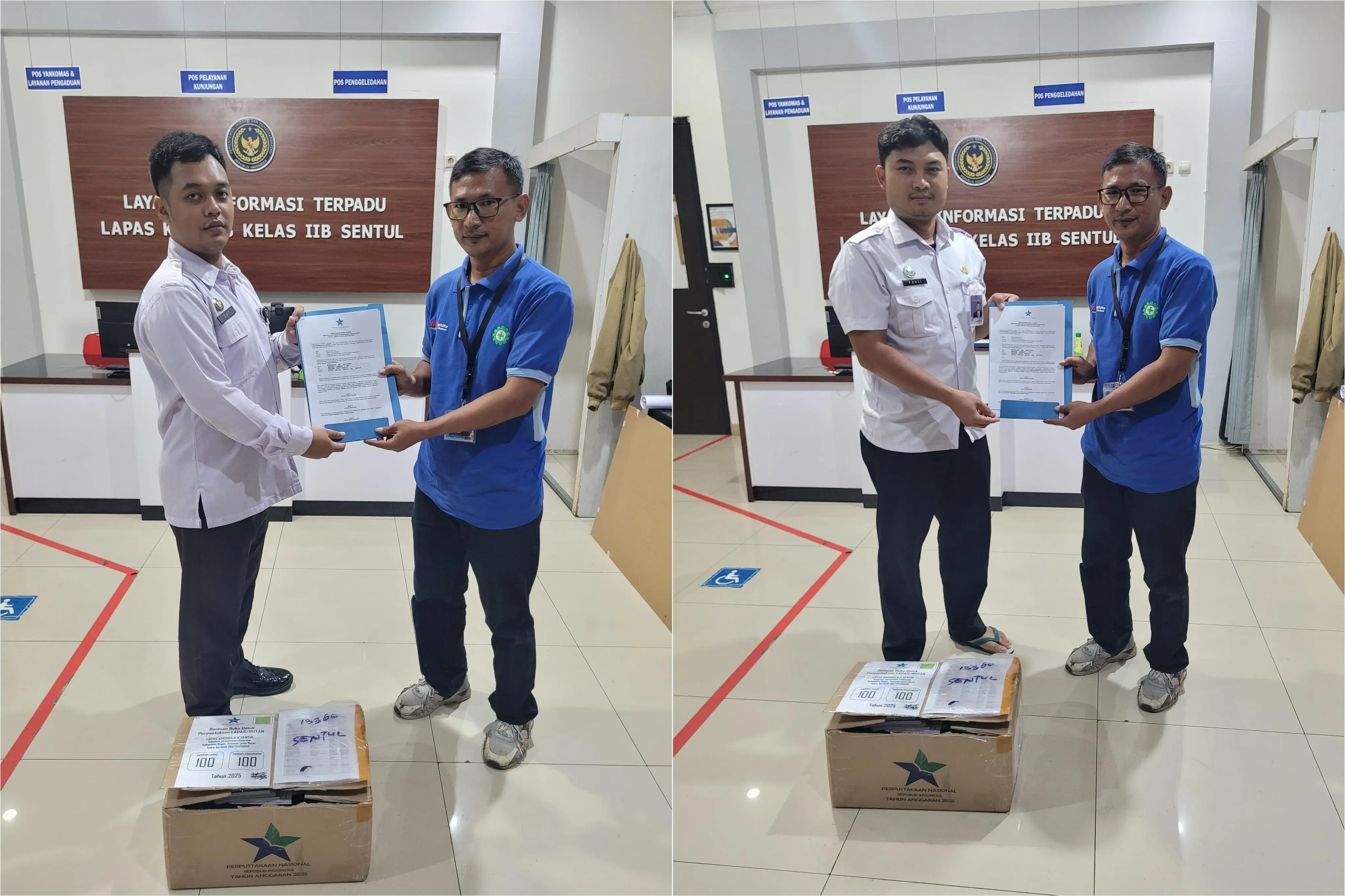 Lapas Khusus Sentul Terima Bantuan Perpustakaan dari Perpusnas RI untuk Penguatan Literasi Warga Binaan